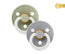 Bibs 2 Nocturnal Soothers Colour Round Sage/Cloud 0-6 M