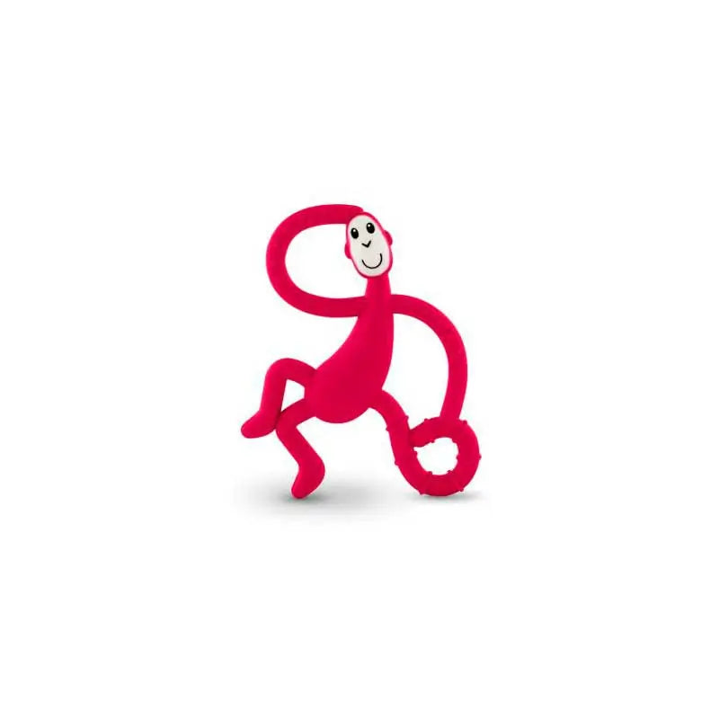 Biocote Mini Monkey Teether Fuchsia