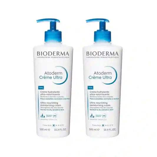 Bioderma Atoderm Crème Ultra Nourrissante, 2X500 Ml