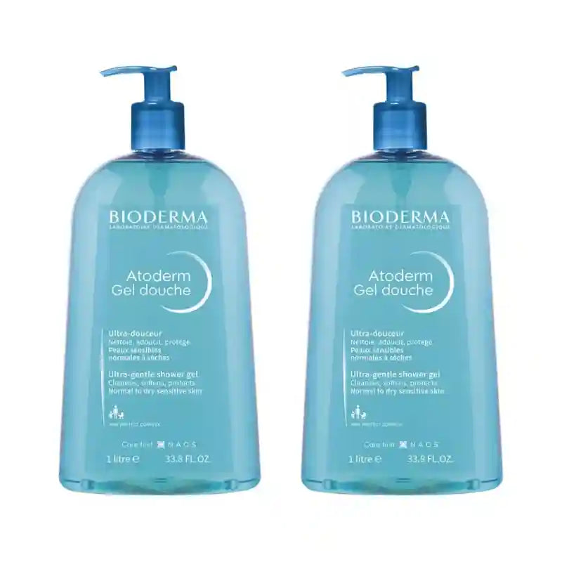 Bioderma Atoderm Gel Douche, 2X1 Liter