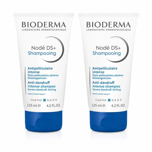 Bioderma Nodé Ds+ Shampooing pour dermatite séborrhéique 125 ml, lot de 2