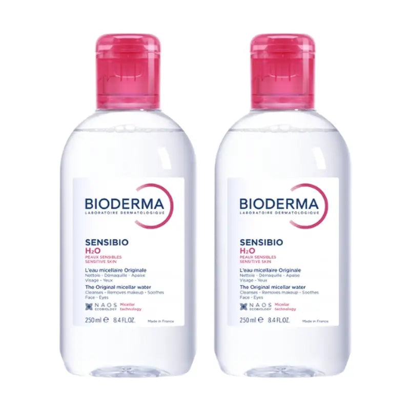 BIODERMA Sensibio H2O Pack d'eau micellaire, 2x500 ml