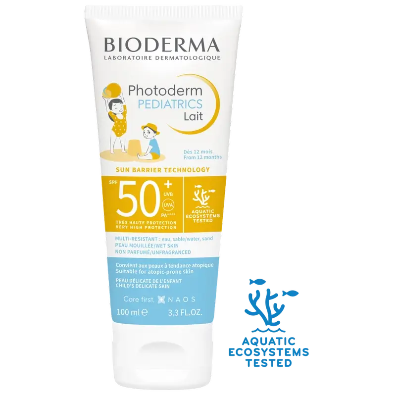 Bioderma Photoderm Pediatrics Lait SPF50+ Crème solaire, 100 ml