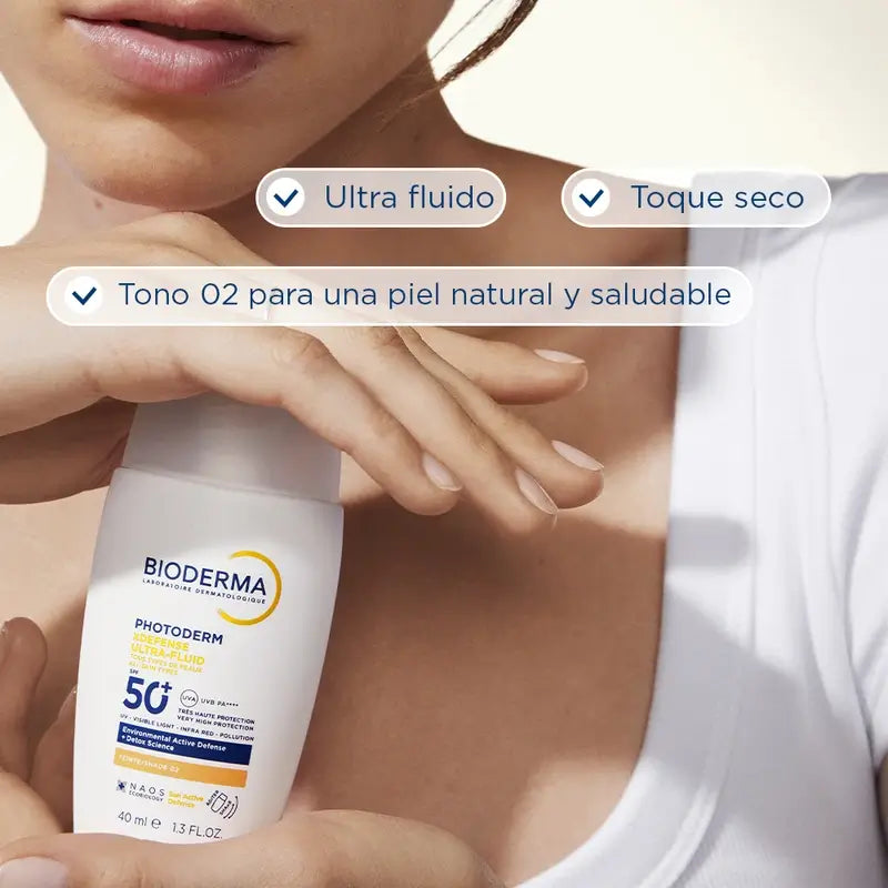 Bioderma Photoderm Xdefense Ultra-Fluide Spf 50+ Shade 02 , 40 ml