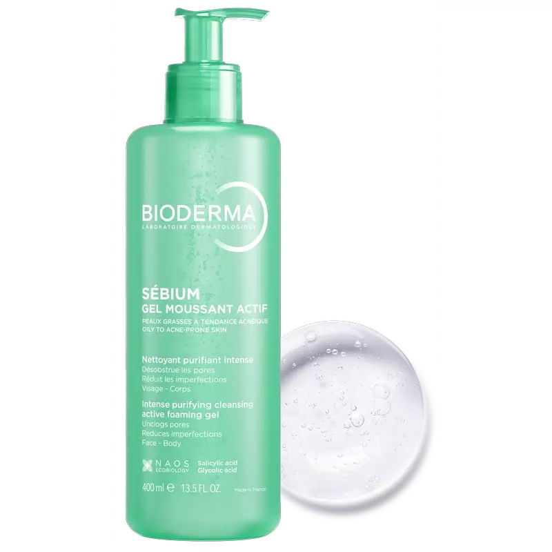Bioderma Sébium Sébium Gel Moussant Actif, 400 ml