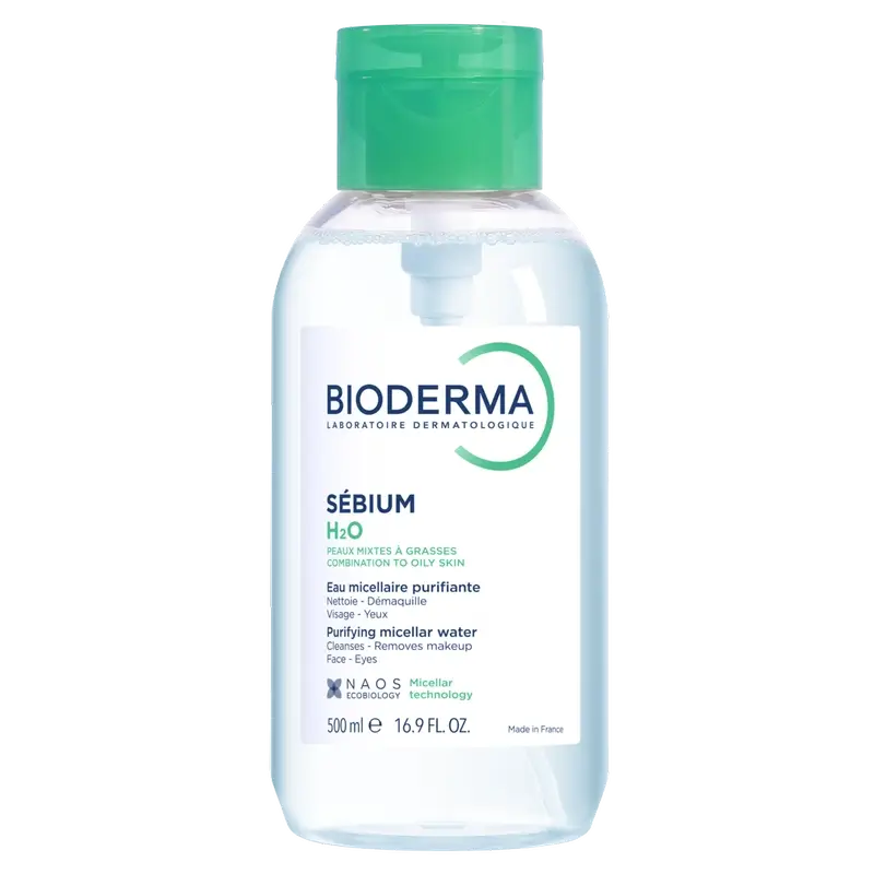 Bioderma Sébium H2O Solution micellaire pour l'acné, 500 ml