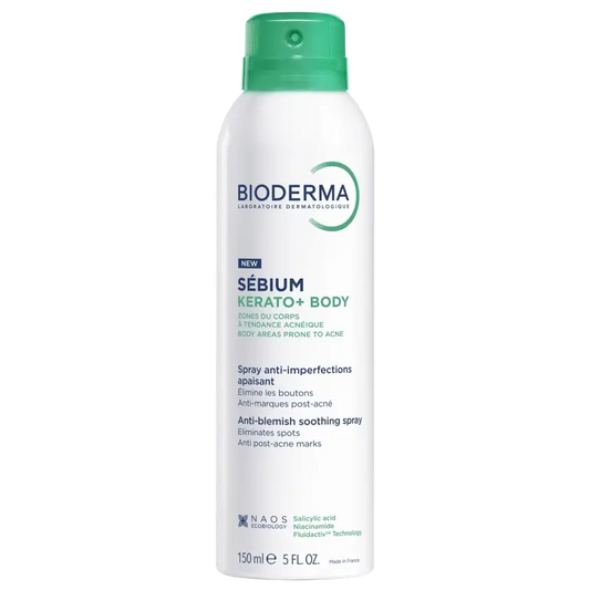 Bioderma Sébium Kerato+ Spray corporel anti-acné, 150 ml