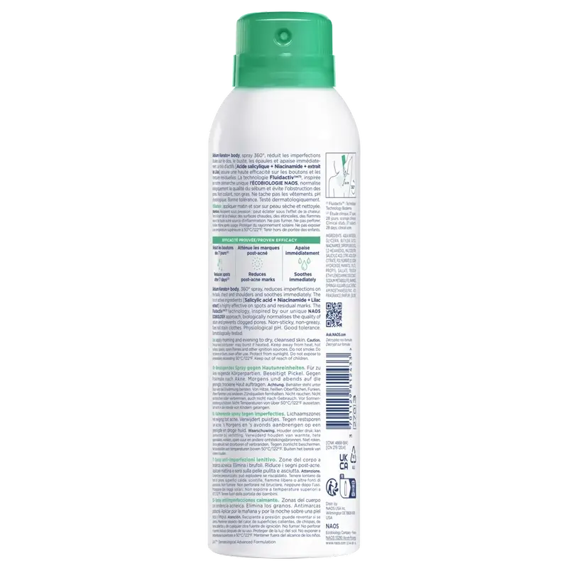 Bioderma Sébium Kerato+ Spray corporel anti-acné, 150 ml