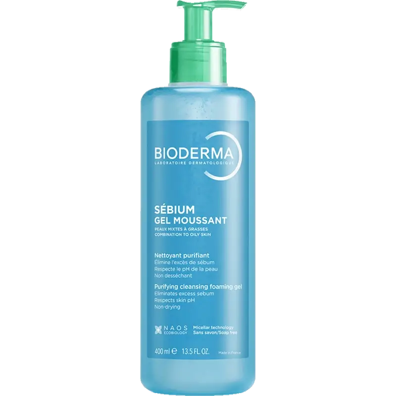 Bioderma Sébium Moussant Gel Purifiant, 400 ml
