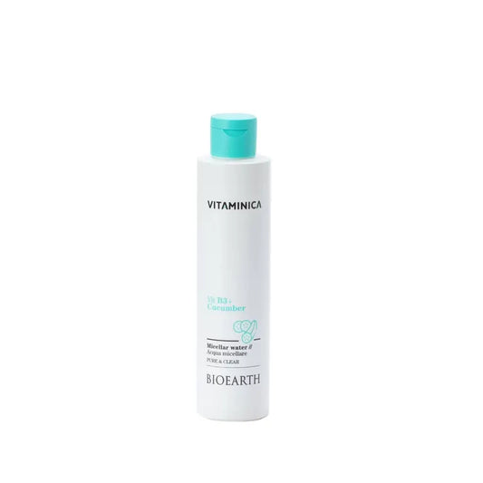 Bioearth Vitamin B3 & Cucumber Micellar Water Eau micellaire, 200 Ml
