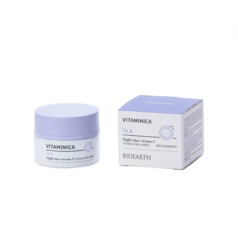 Bioearth Crème de nuit à la vitamine A, 50 ml