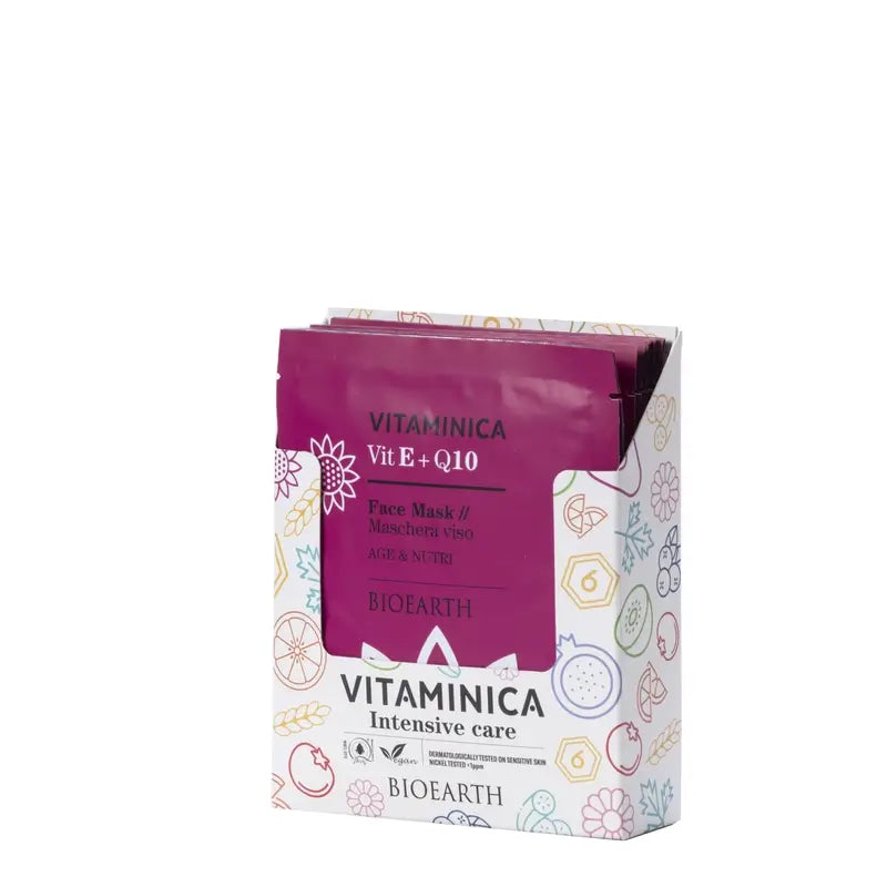 Bioearth Masque facial Age And Nutri à la vitamine E et au coenzyme Q10, 15 ml