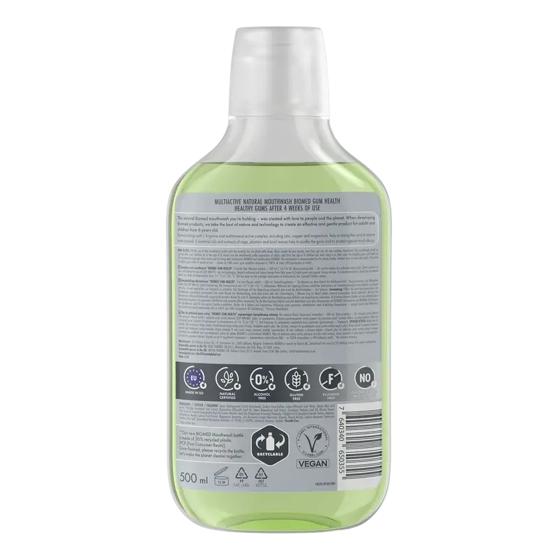 Bain de bouche Biomed Gum Health, 500 ml