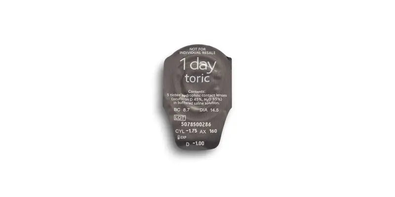 Biomedics 1 Day Daily Toric Lenses , 30 unités