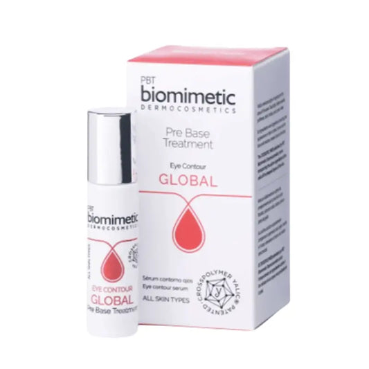 Traitement de prébase biomimétique Traitement global du contour des yeux