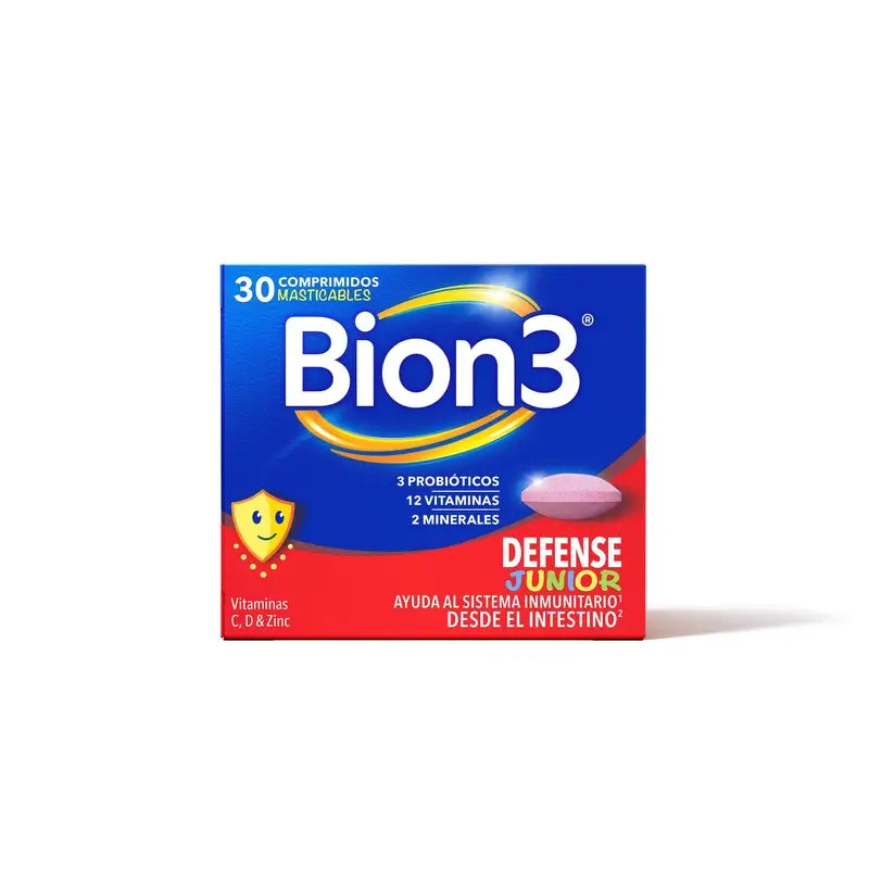 Bion3 Defense Junior Multivitamin Chewables, 30 comprimés