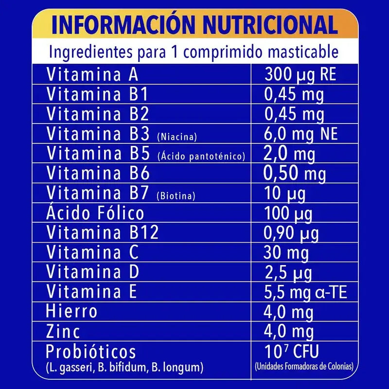 Bion3 Defense Junior Multivitamin Chewables, 30 comprimés