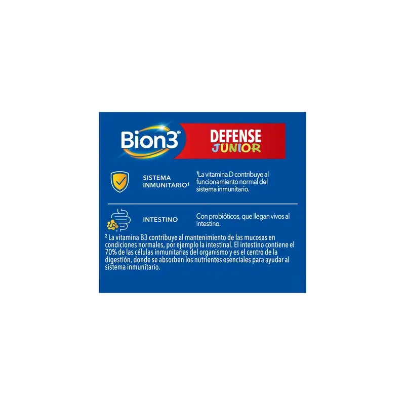 Bion3 Defense Junior Multivitamin Chewables, 30 comprimés