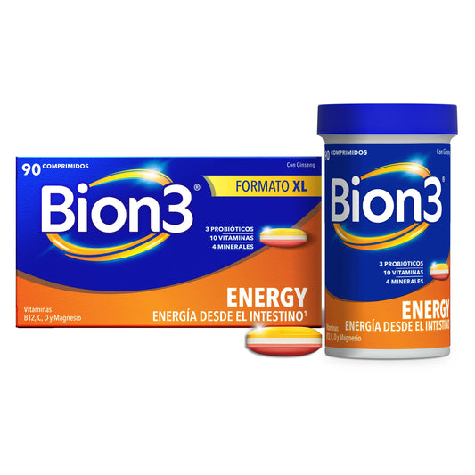 Bion3 Energy Multivitamins, 30 comprimés