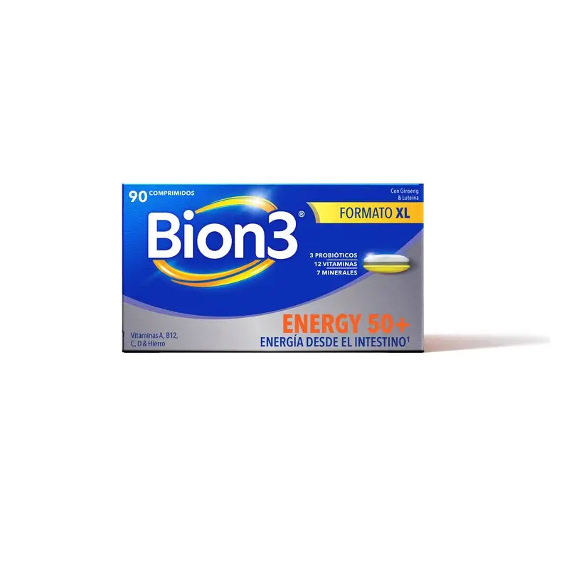 Bion3 Energy 50+ Multivitamines, 90 comprimés