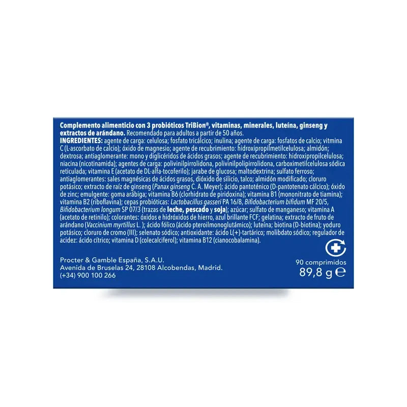 Bion3 Energy 50+ Multivitamines, 90 comprimés