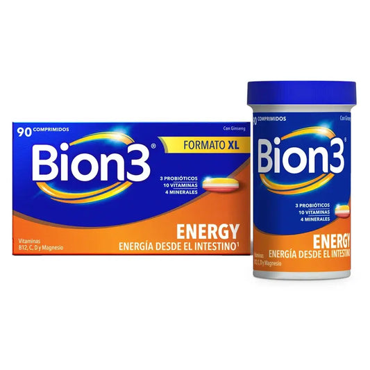 Bion3 Energy Multivitamins, 90 comprimés