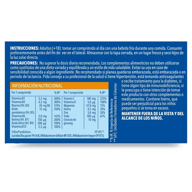 Bion3 Energy Multivitamins, 2 x 30 comprimés
