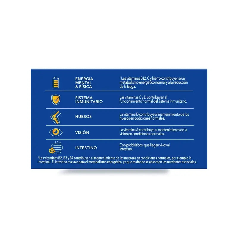 Bion3 Energy 50+ Multivitamines, Pack 2 x 30 Comprimés