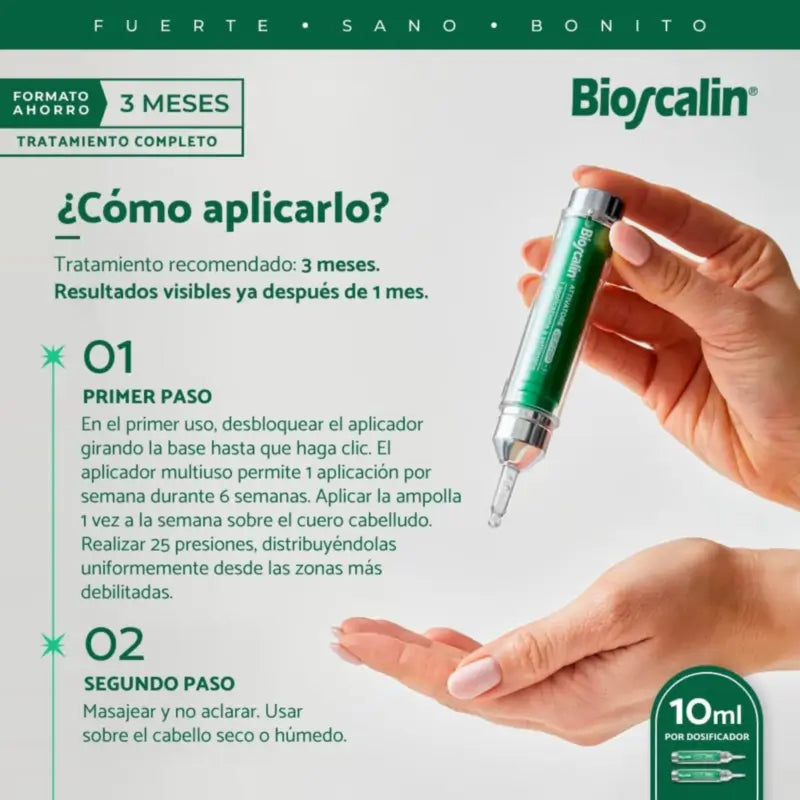 Activateur capillaire Bioscalin, 2 ampoules, 10 ml
