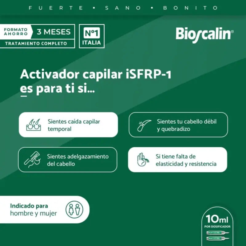 Activateur capillaire Bioscalin, 2 ampoules, 10 ml