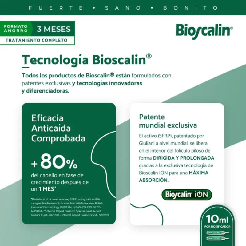 Activateur capillaire Bioscalin, 2 ampoules, 10 ml