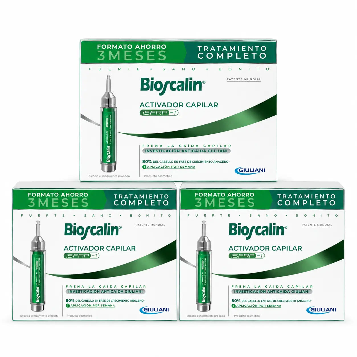 Bioscalin Hair Activator 2 x 10 ml, Pack of 3