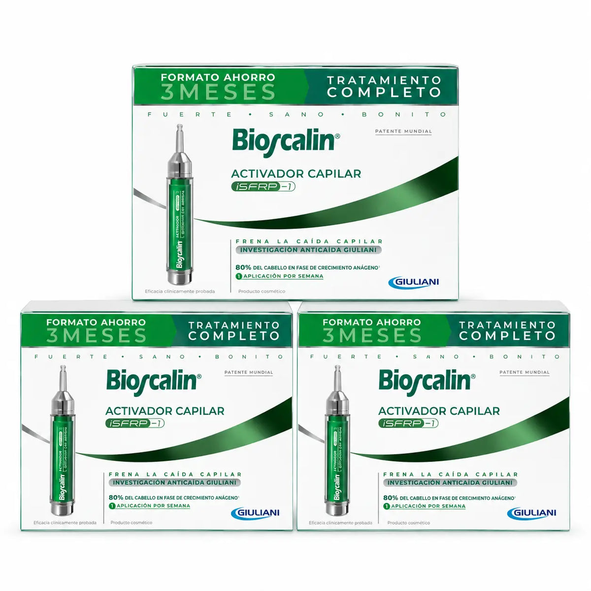 Bioscalin Hair Activator 2 x 10 ml, Pack of 3