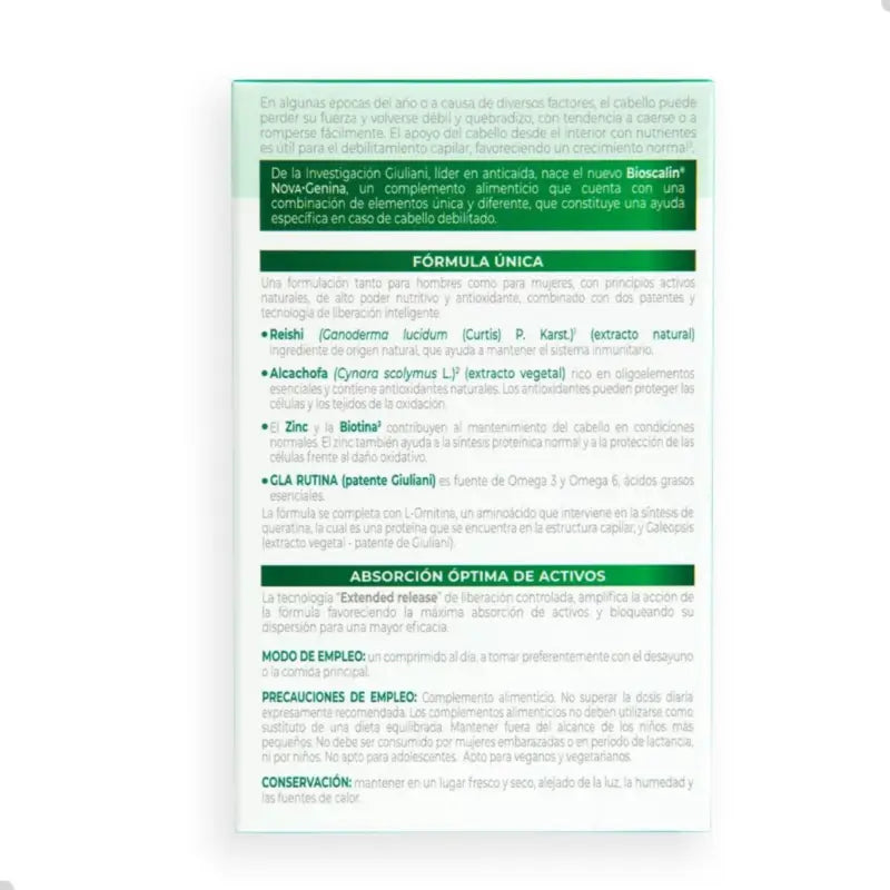 Bioscalin Novagenin Comprimés , 90 comprimés