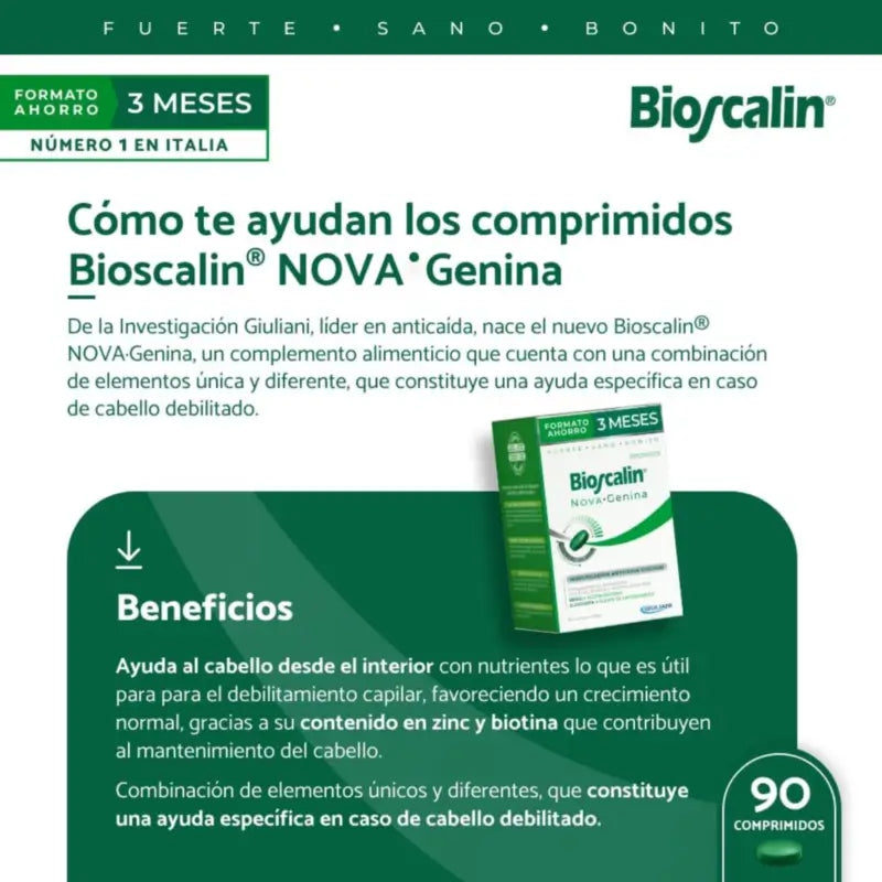 Bioscalin Novagenin Comprimés , 90 comprimés