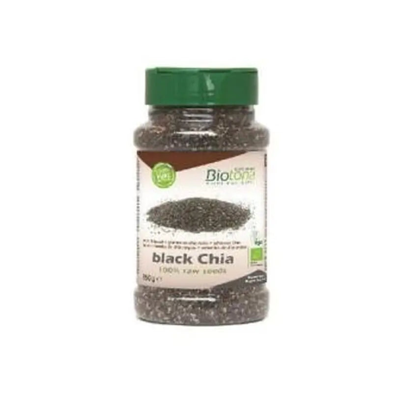 Biotona Black Chia Chia Black Chia Raw Seed 350Gr. Bio Pot