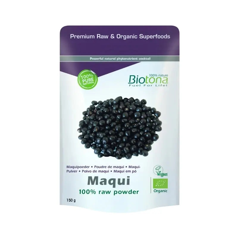 Biotona Maqui Powder - Maqui en poudre brute, 150 g