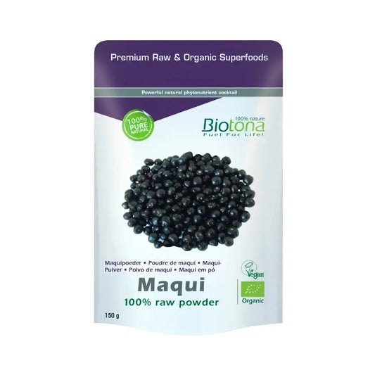 Biotona Maqui Powder - Maqui en poudre brute, 150 g