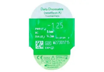 Biotrue One Day Daily Spherical Lenses , 90 unités