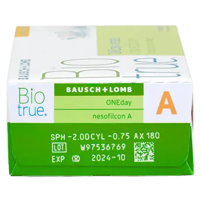 Biotrue One Day Daily Toric Lenses , 30 unités