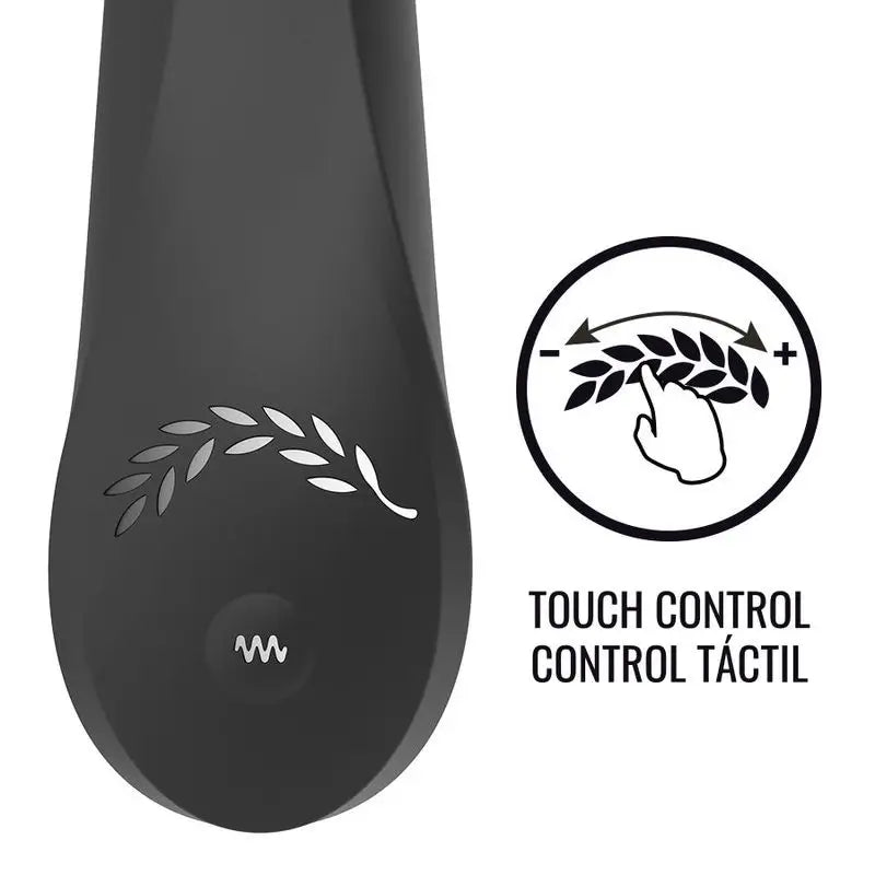 Vibrateur Kean Touch Control noir et argenté