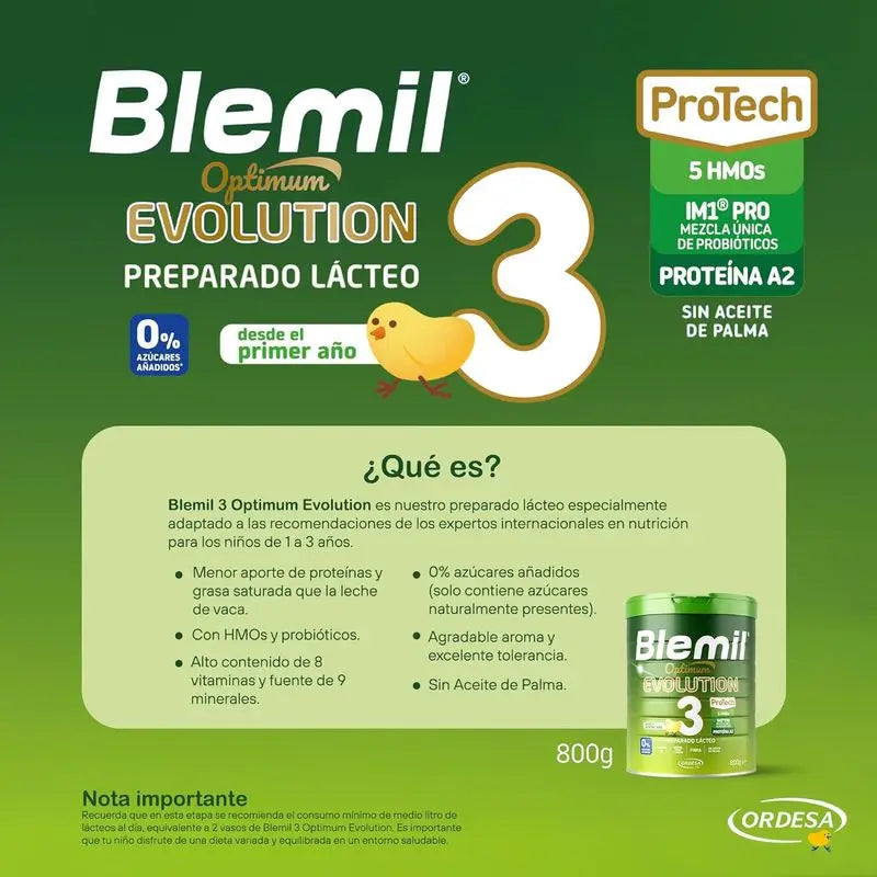 Blemil Optimum Evolution 3 Lait de croissance, 800g