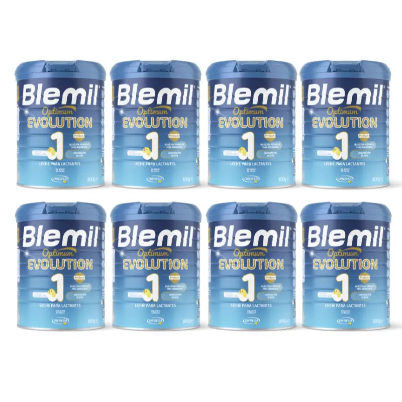 Blemil Optimum Evolution 1 Lait de démarrage, 8X800g