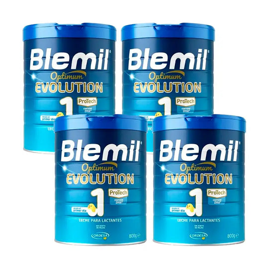 Blemil Optimum Evolution 1 Lait de démarrage, 4X800g