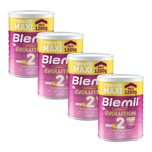 Blemil Optimum Evolution 2 lait maternisé, 4X1200g