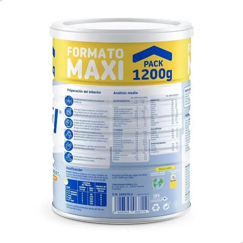 Blemil Plus 1 Forte, paquet de 8 x 1200 grammes