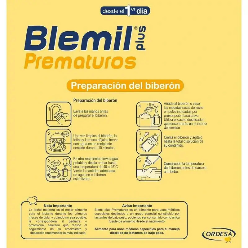 Blemil Plus Nourrissons prématurés, paquet de 3 x 400g