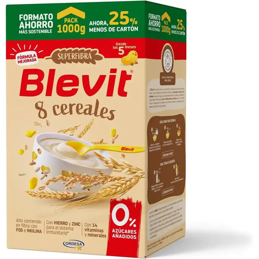 Blevit Alimentation Infantile Superfibre 8 Céréales Format Economique, 1000 g