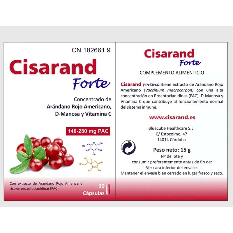 Bluecube Healthcare Cisarand Forte, 30 gélules
