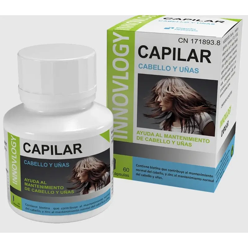 Bluecube Healthcare Innovlogy Capillary, 60 gélules